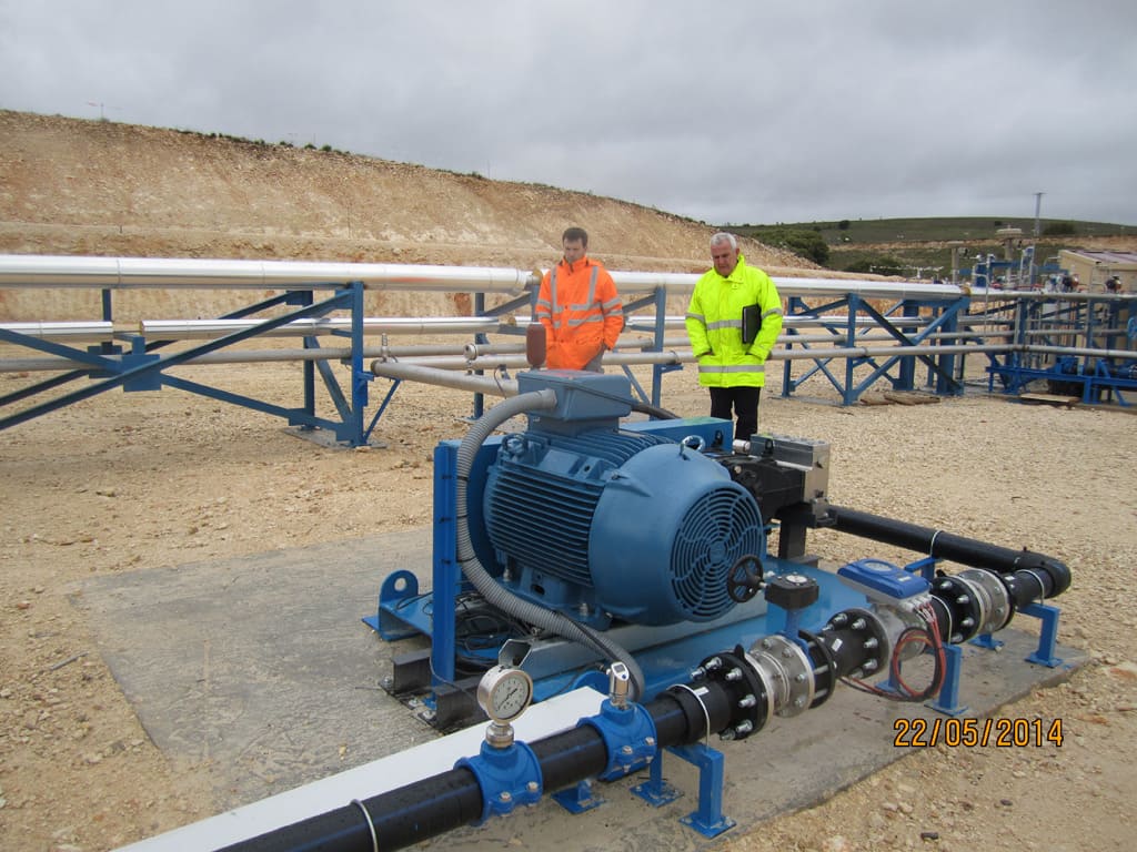 3 estaciones de bombeo bomba alta presion planta almacenamiento geologico co2 hontomin burgos